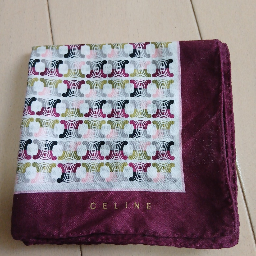 CELINE セリーヌ ハンカチ 総マカダム柄