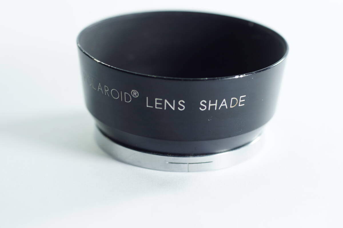 PH4群『キレイ』POLAROID LENS SHADE ポラロイド120ランドカメラ用 内径46.5mm カブセ式 メタルフード LENS HOOD SHADE