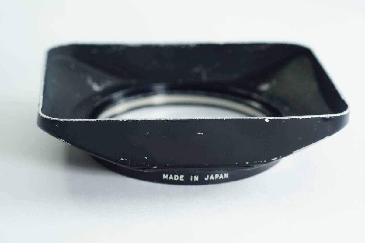 PHmini-03『並品』 MAMIYA PRESS マミヤプレス 50mm F6.3用 内径75mm カブセ式 角型メタルフード