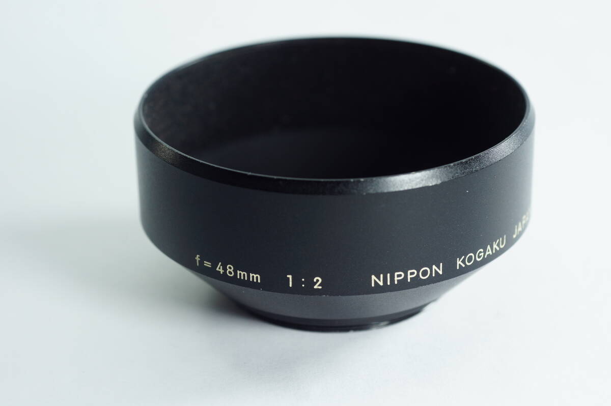 PH4群『キレイ』f=48mm 2 NIPPON KOGAKU NIPPON KOGAKU レンズフード メタルフード 40.5mm径ネジ込み式、金属製のレンズフード