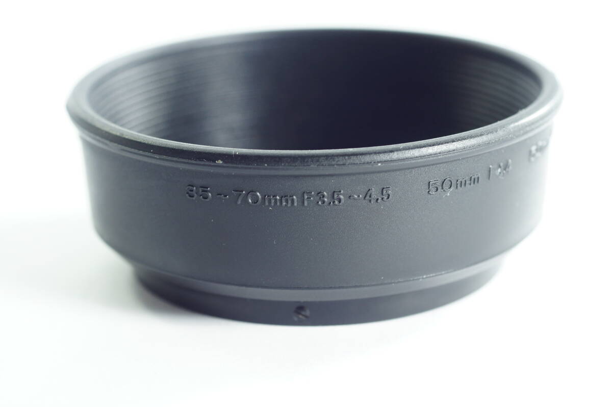 PHmini-04『キレイ』OLYMPUS オリンパスOM 35-70mm F3.5-4.5 50mm F1.4 50mm F1.8 35mm F2.8用 ラバー レンズフード