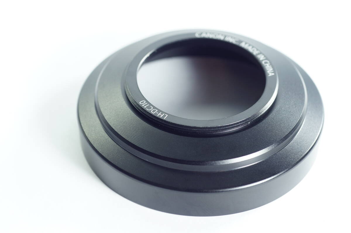 PHmini-04『未使用品 とてもキレイ』CANON レンズフード LH-DC100 PowerShot G1 X Mark III用 LENS HOOD SHADE