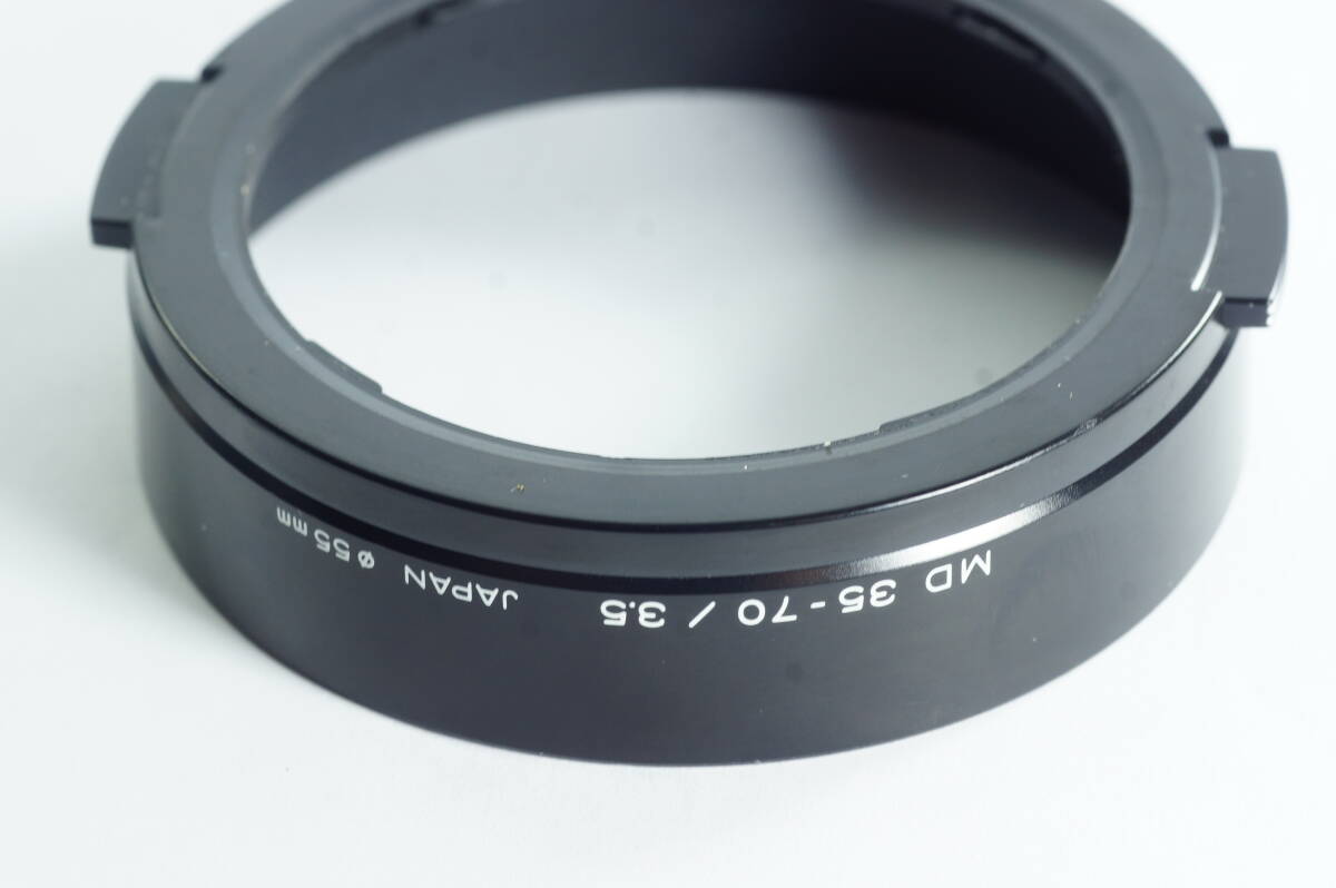 PHmini-04『並品』MINOLTA MD35-70 ／3.5 (New) MD35-70mm F3.5用 ミノルタレンズフード HOOD SHADE