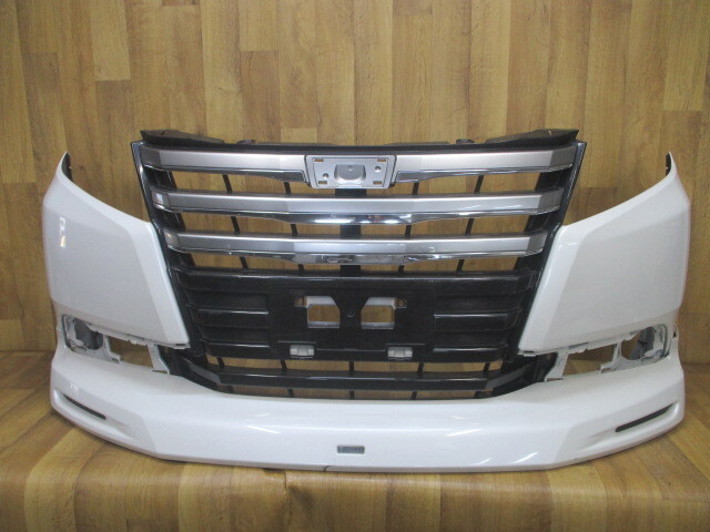 F7/ ZRR80G/ZRR85G/ZWR80WノアG/X純正フロントバンパー モデリスタ Ver2スポイラー付52119-28G70/433