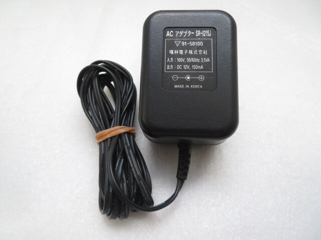 AD37472★曙林電子★ACアダプター★SR-1215J★保証付！即決！