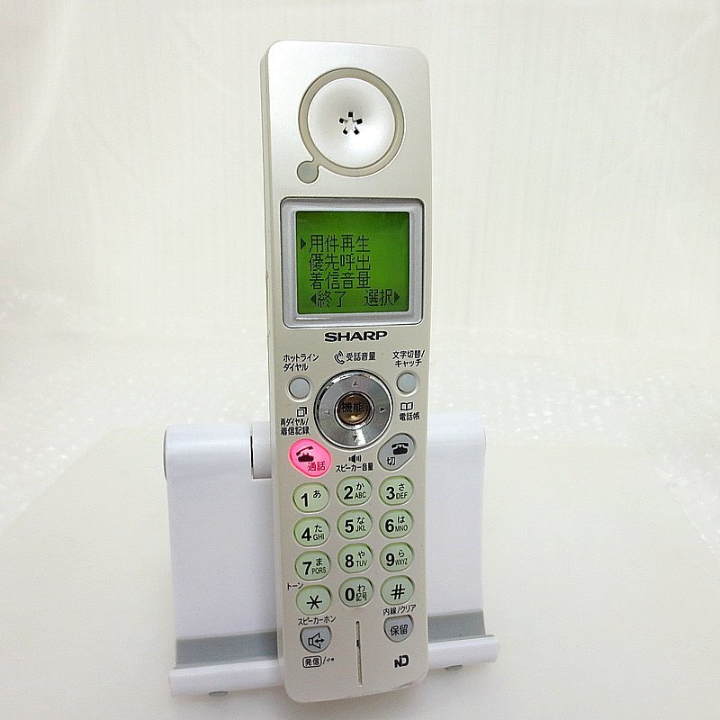 PK29853R★SHARP★コードレス電話 子機★CJ-KS80 34★子機のみ 増設等用・簡易確認済み