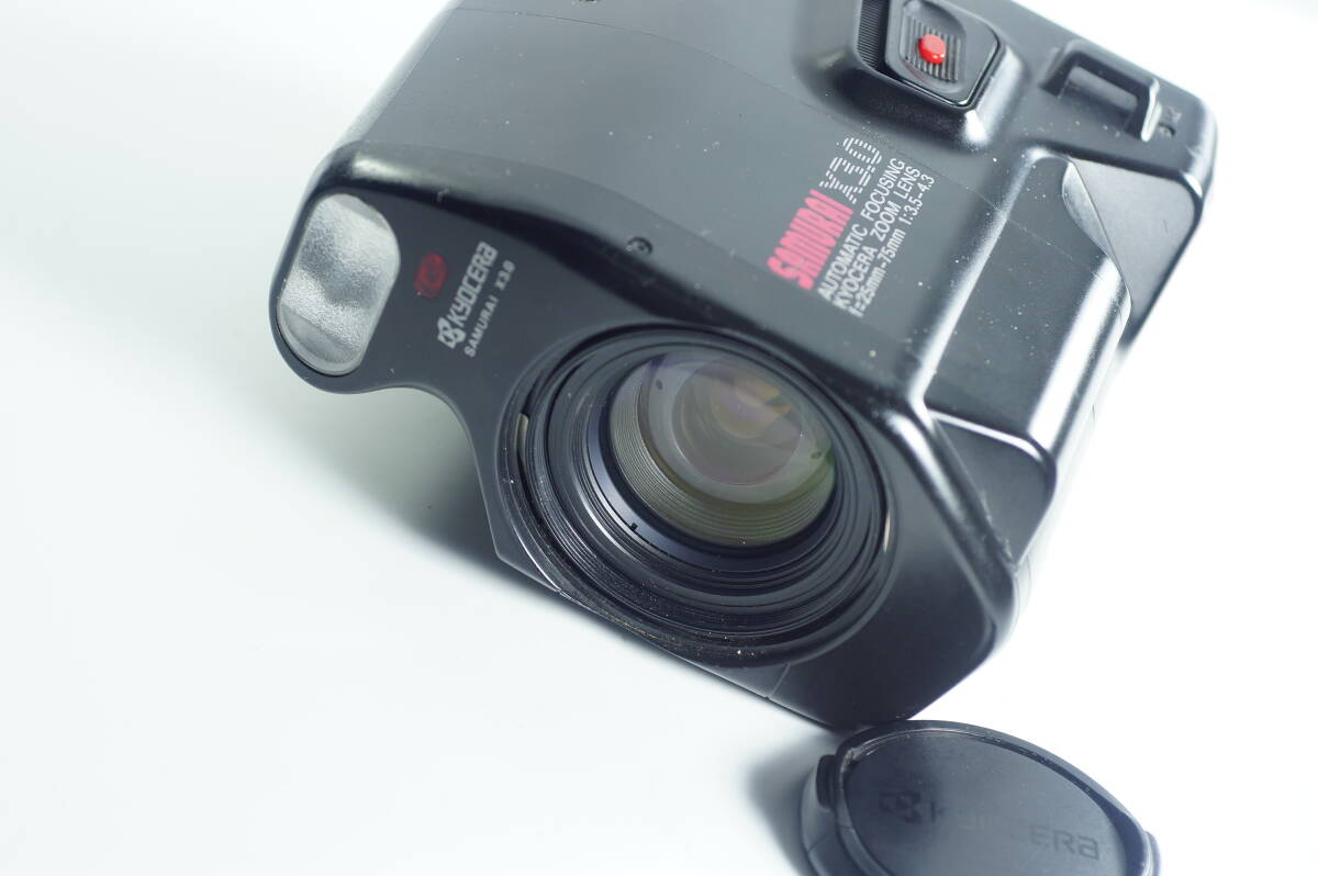 硝-025 並品 京セラ Kyocera SAMURAI X3.0 コンパクトフィルムカメラ