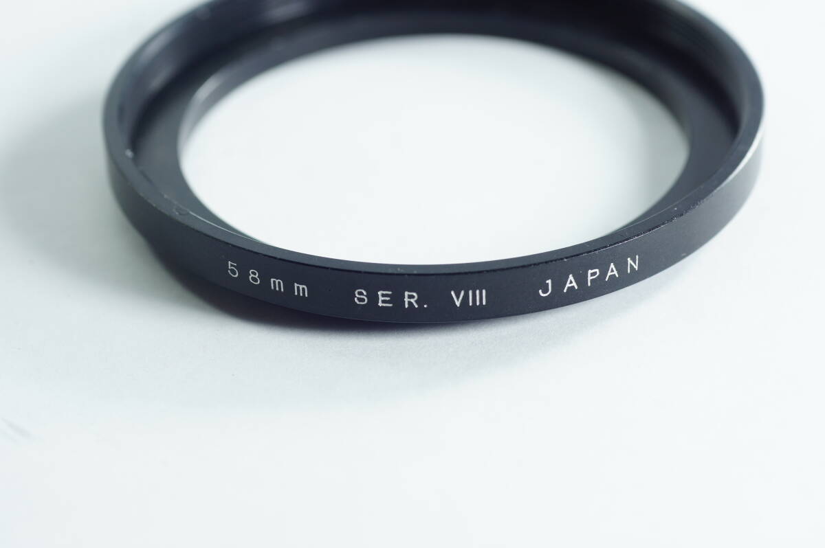 小 MINI-02『キレイ』58mm RING SER Ⅷ JAPAN アダプターリング