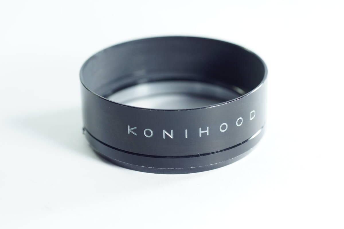 小 MINI-02『おおむねキレイ』KONIHOOD 51mm フィルター径49mm カブセ式 標準用メタルフード LENS HOOD SHADE