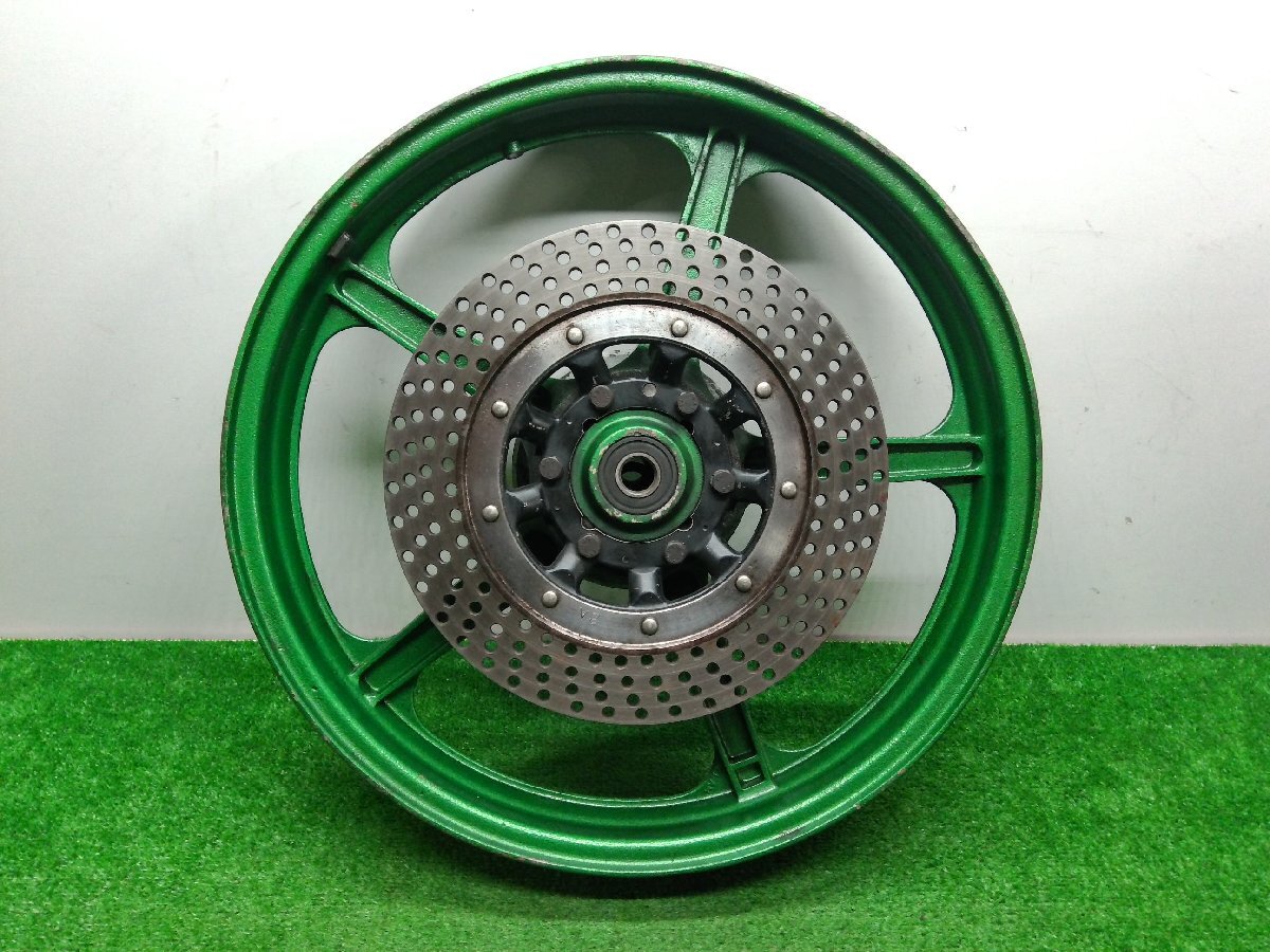 Z8C12 当時物 FLAM？リア キャストホイール 2.50×18 車種不明 Z1 Z2 KZ1000MK2 Z750four Z750FX GT380 T BHN
