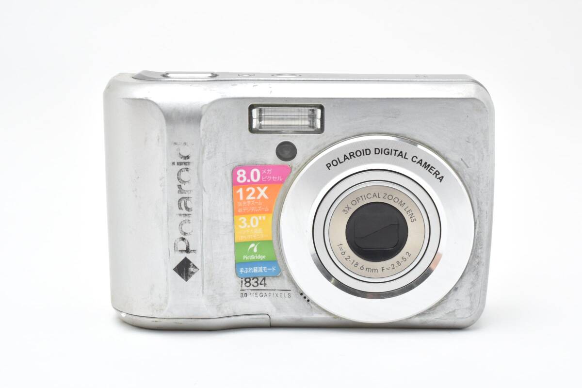 ★希少品★ Polaroid ポラロイド i834 コンパクトデジタルカメラ 8.0 MEGAPIXELS 現状品 ＃3905