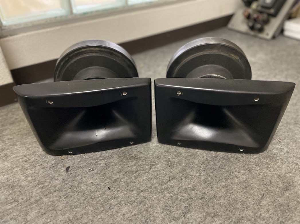 JBL　2445J 16Ω ドライバーユニット　小型非対称FRPホーン ペア　　完動品　【3ヶ月保証 】