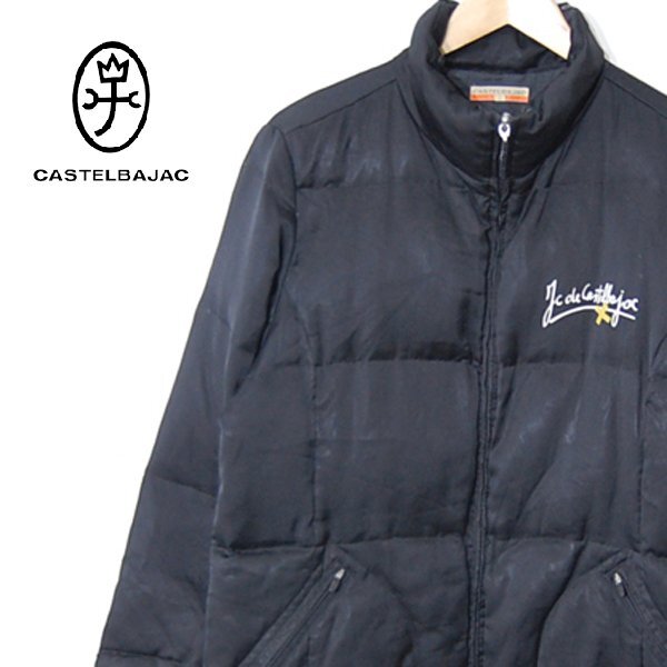 カステルバジャックスポーツCASTELBAJAC SPORT■ダウン ロングコート ジップアップ /ライカ■3■ブラック ※NK60107317