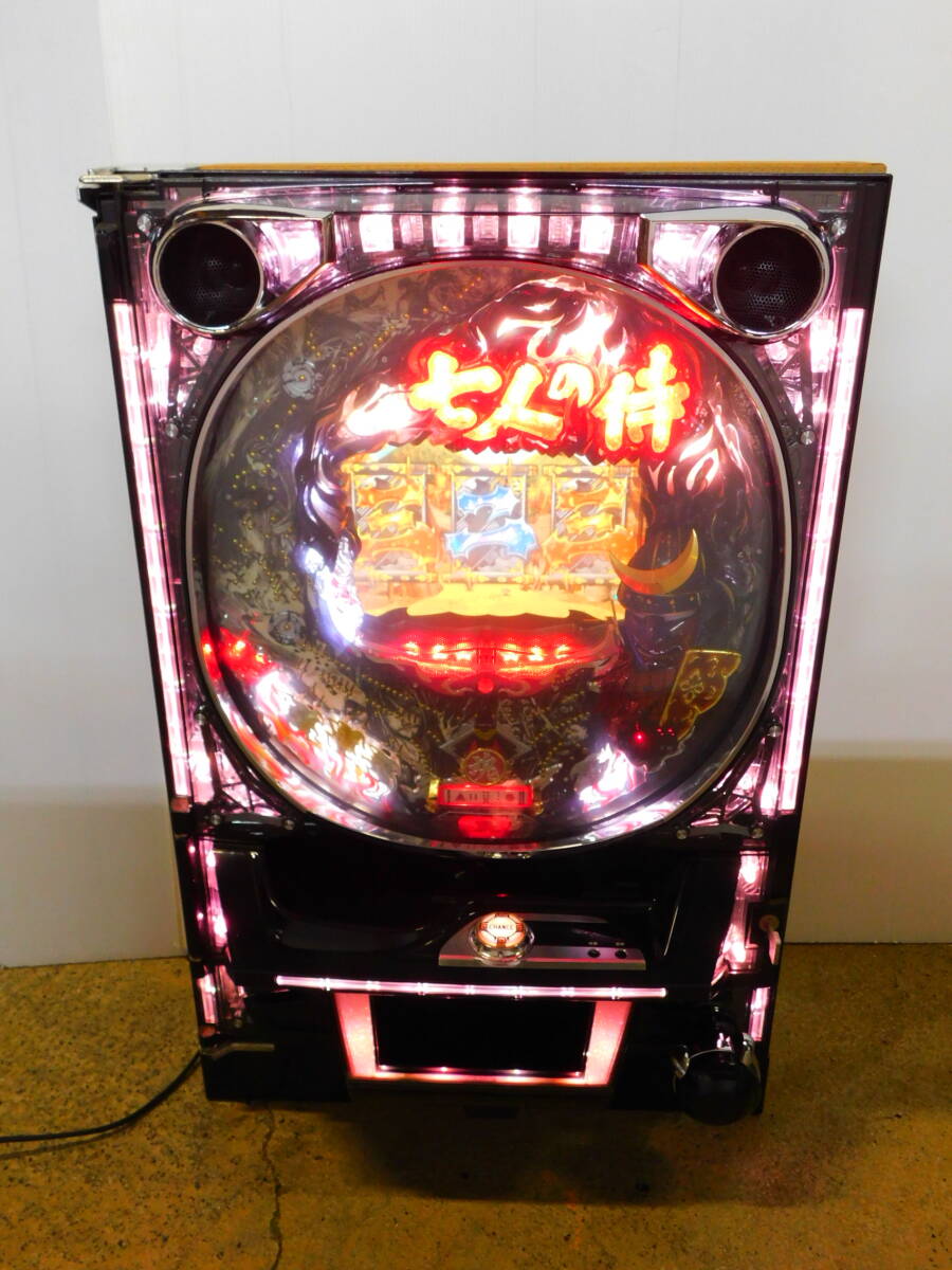 t219 パチンコ実機 ビスティ CR七人の侍 SF-T 循環機仕様 家庭用電源対応 ドアキーあり