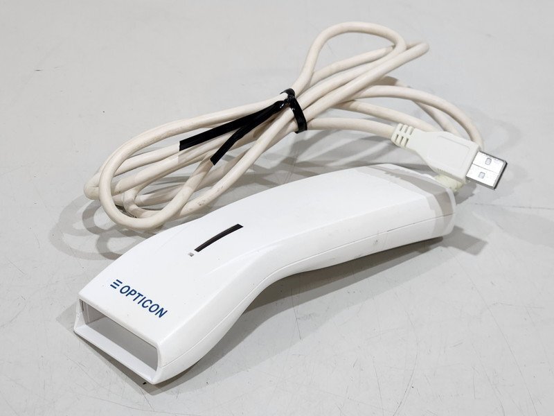 [現状品] OPTICON ハンディレーザスキャナ OPL-6845S バーコード 防塵/防滴 IP42相当 USB接続 1個