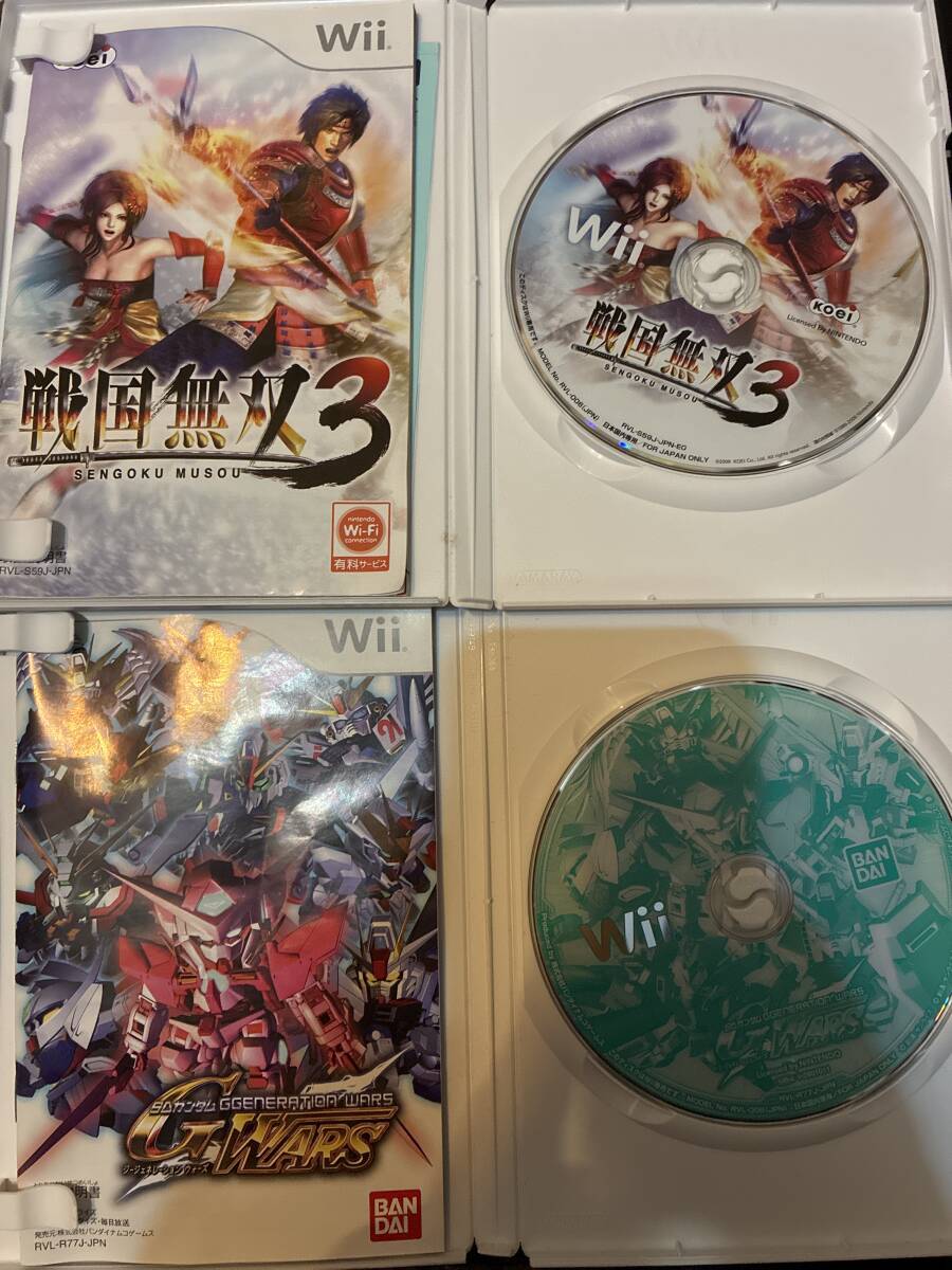 G GENERATIONS WARS 戦国無双3 wii ２本セット