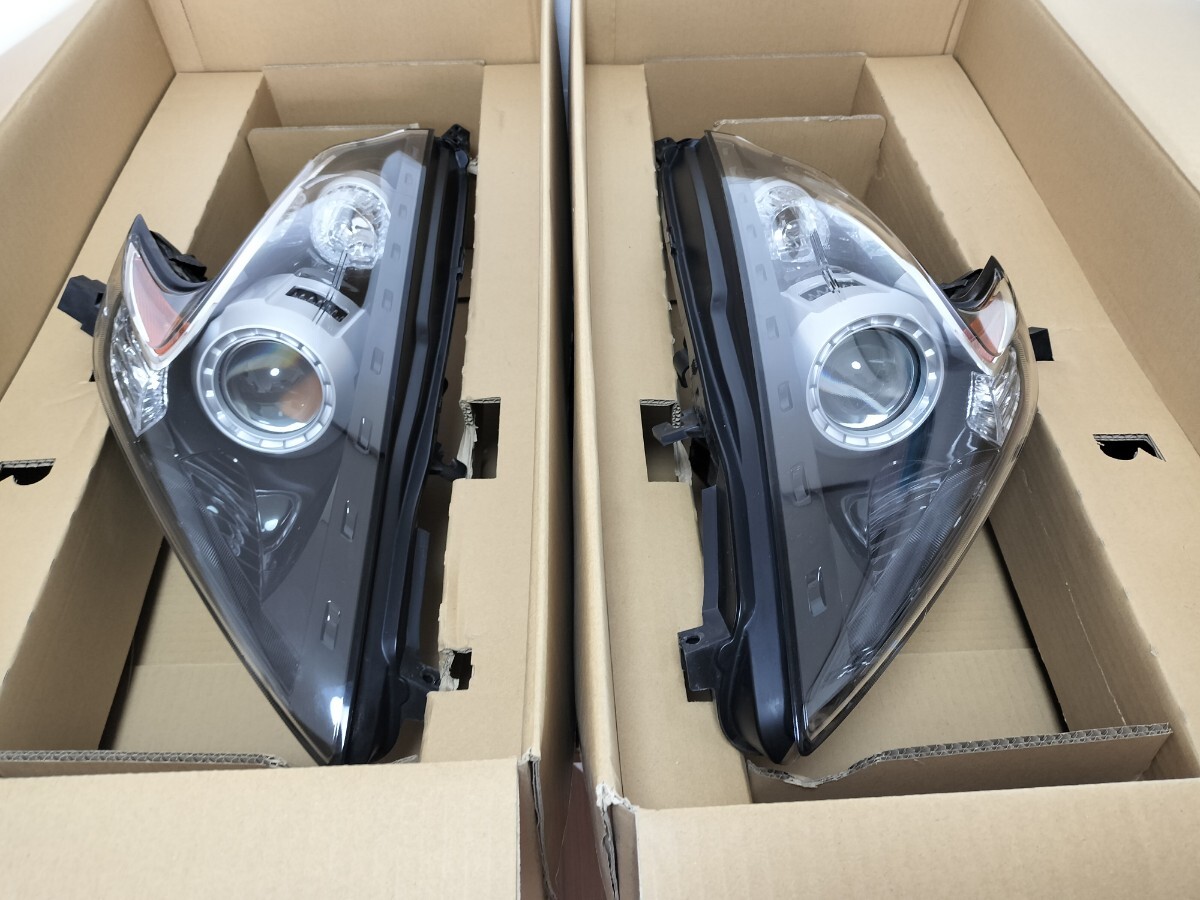 美品破損無　 NISMO 純正 ブラック NISSAN Z Z34 日産 フェアレディZ 純正 HID 左右　ヘッドライト KOITO 100-63055 刻 A　管260660