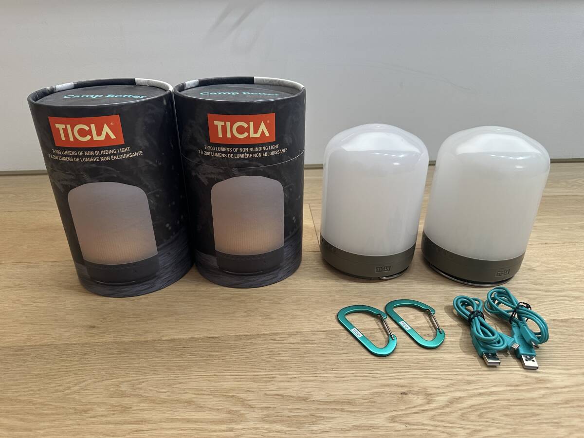 新品あり TICLA LED ランタン4個セット ティクラ