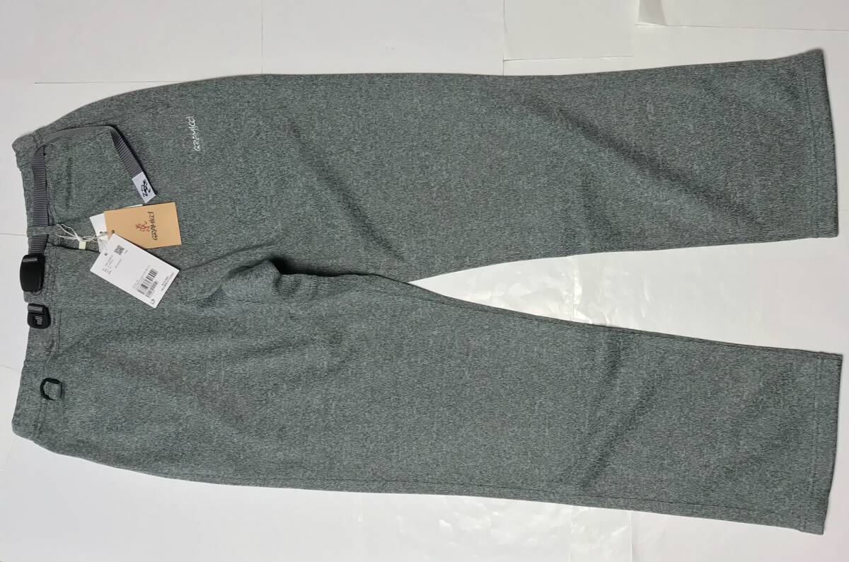 新品未使用13,200円★GRAMICCI×ADAM ET ROPE★別注フリースパンツ★グラミチ アダムエロペ★sizeL★スラックス霜降グレー★ジョガーパンツ