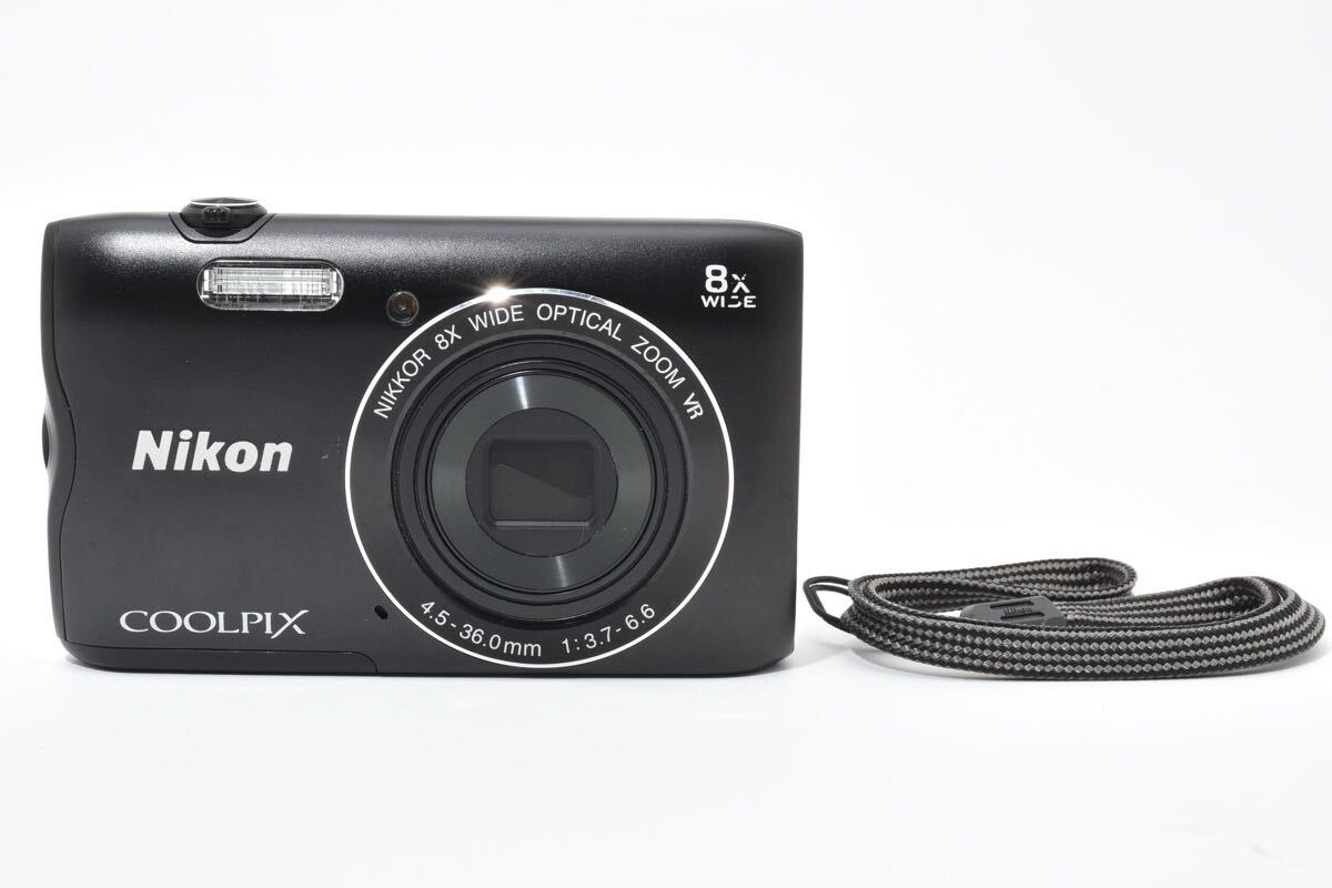 【動作品】Nikon COOLPIX A300 ブラック ニコン コンパクトデジタルカメラ クールピクス (776)