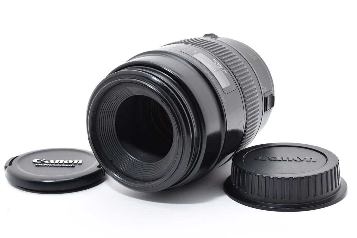 Canon キャノン MACRO LENS EF 100mm 1:2.8 マクロ レンズ【前後キャップ付き】 (808)