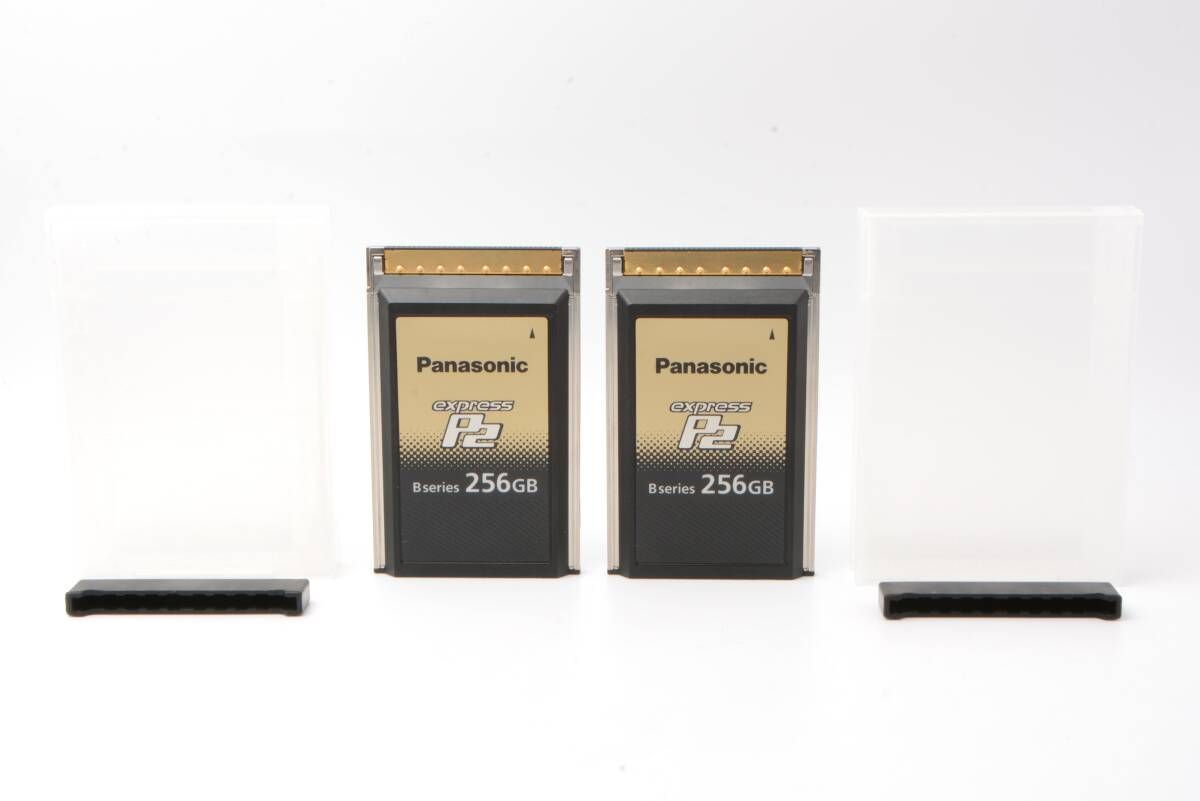 パナソニック Panasonic AU-XP0256BG express P2カード Bシリーズ 256GB 2枚セット LLR5620#I6991