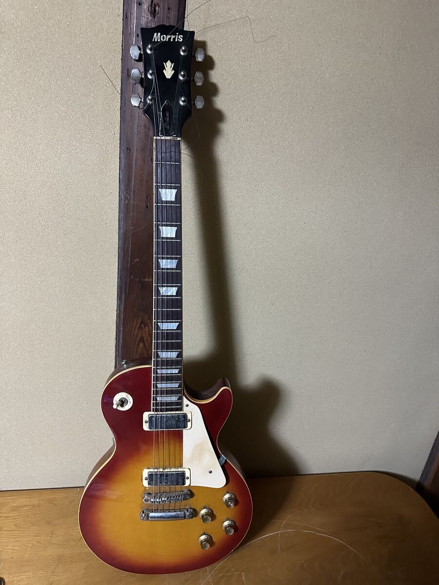 希少・レア　Morris モーリス　70's エレキギター セミアコ deluxeヴィンテージ　made in Japan 日本製　現状品 ジャンク