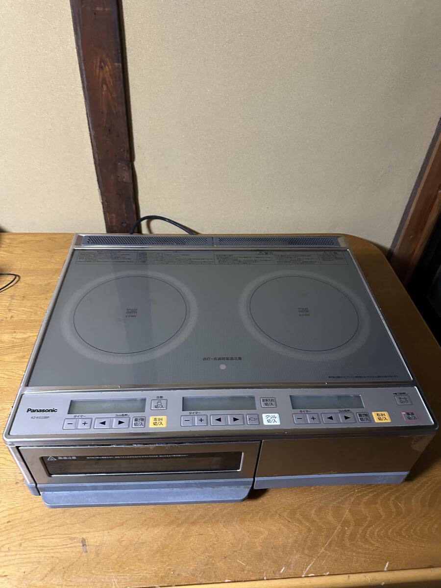 着払い発送　中古　動作品　パナソニック IHクッキングヒーターKZ-KG22BP