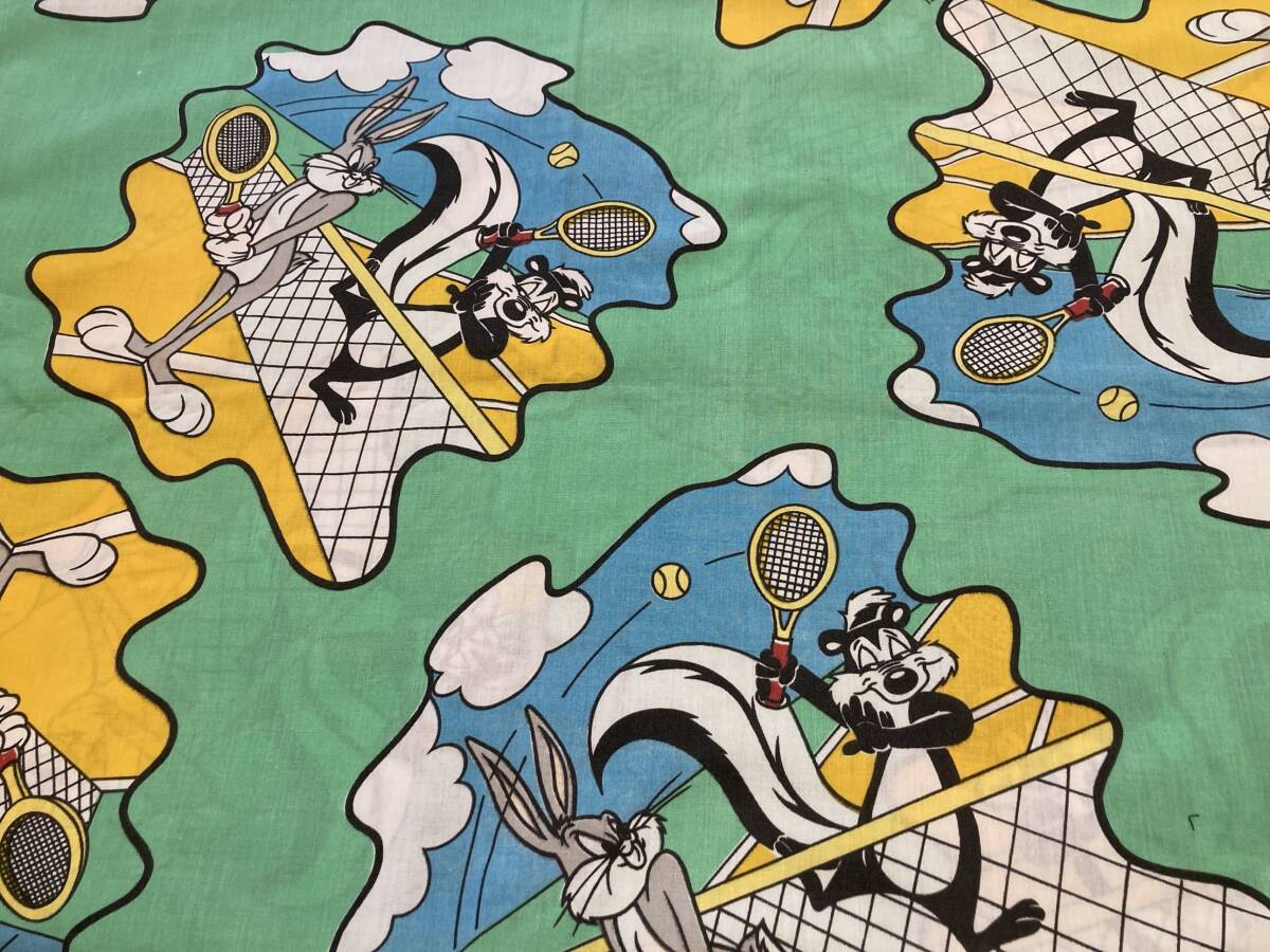 26025077 ヴィンテージシーツ バッグスバニー フラットシーツ Bugs Bunny / Looney Tunes リメイク