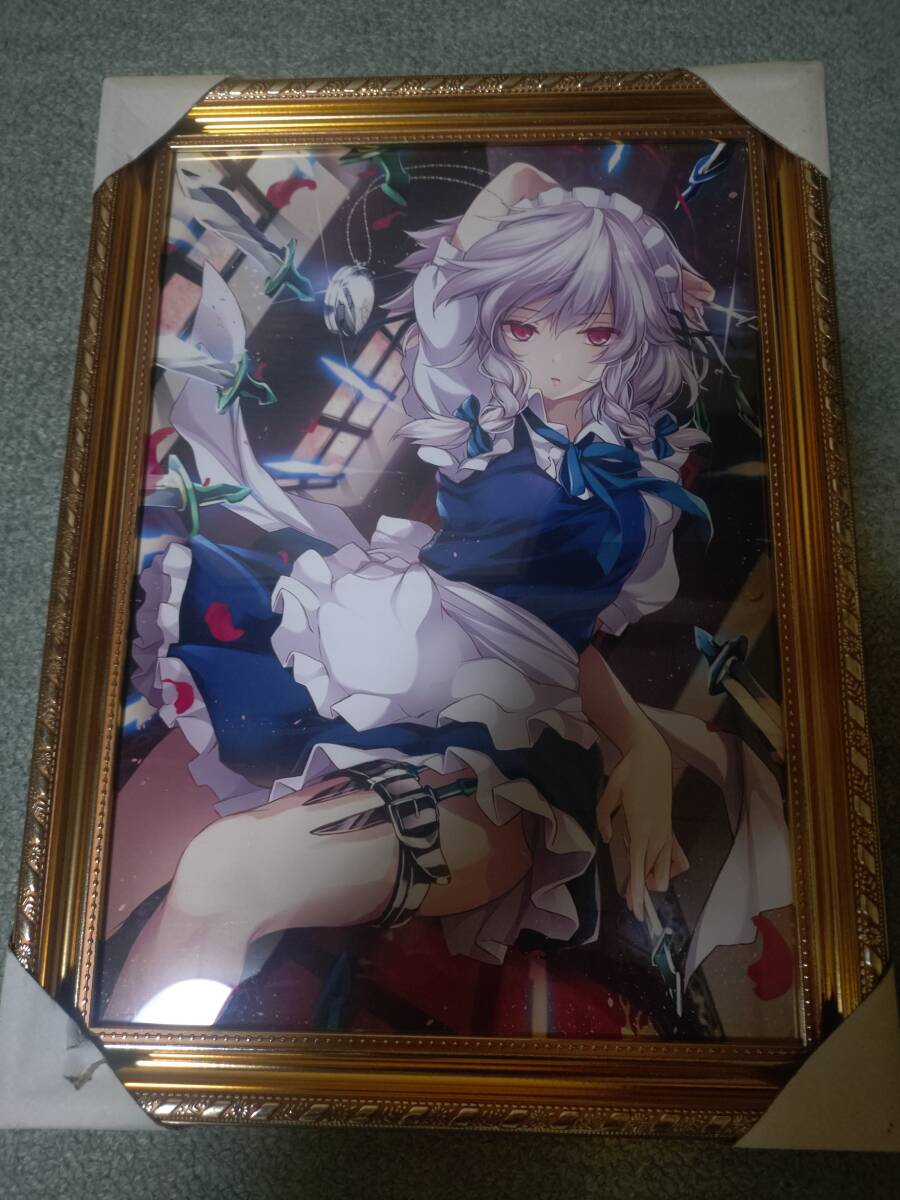 東方Project ピクチャーフレーム 4点 十六夜咲夜 博麗霊夢 レミリア・スカーレット フランドール・スカーレット 古明地さとり 古明地こいし