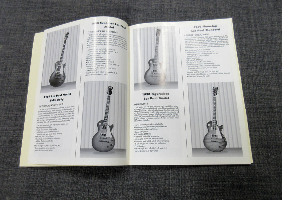 貴重 1998年 Gibson Historic Collection カタログ 新品保管品