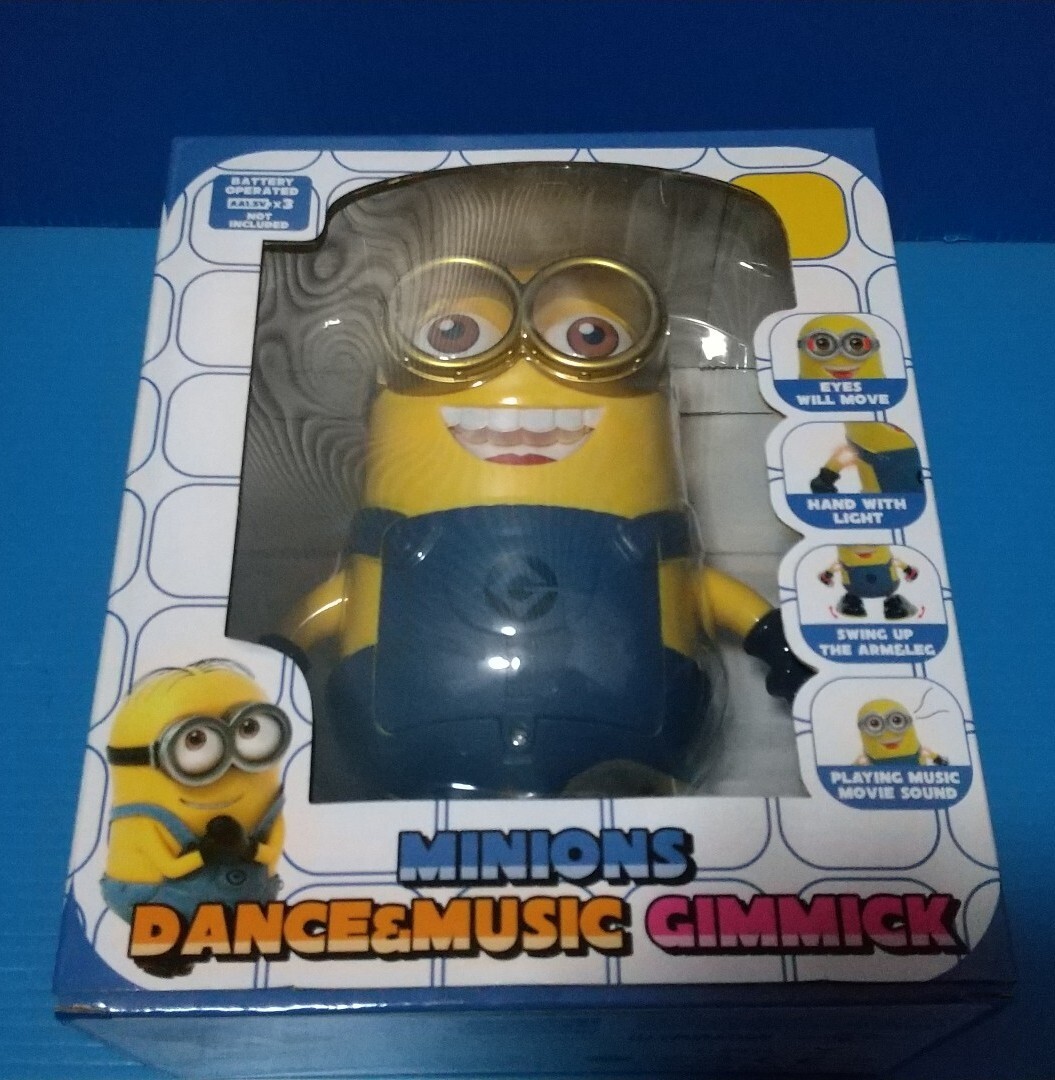 01458★未開封　ダンシングミニオン　MINIONS DANCE＆MUSIC GIMMICK