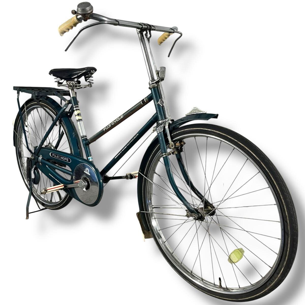 当時物/日米富士/FUJI HOPE/26/BE/実用車/運搬車/ロッドブレーキ/昭和自転車/デコチャリ/ホープ/一文字/覇王号/ラーヂ/ビンテージ/レトロ