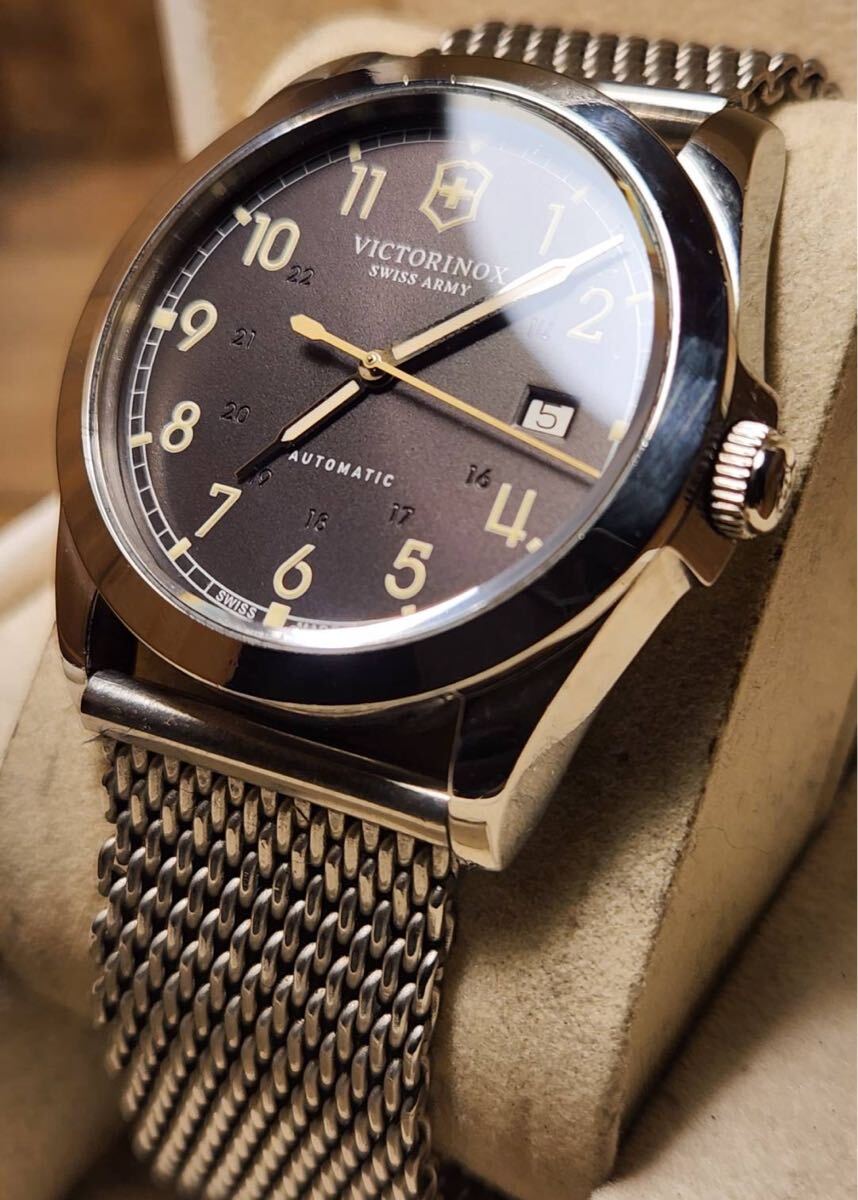 送料込み ビクトリノックス スイスアーミー インファントリー オートマチック VICTORINOX SWISS ARMY Infantry luminox 腕時計 自動巻き