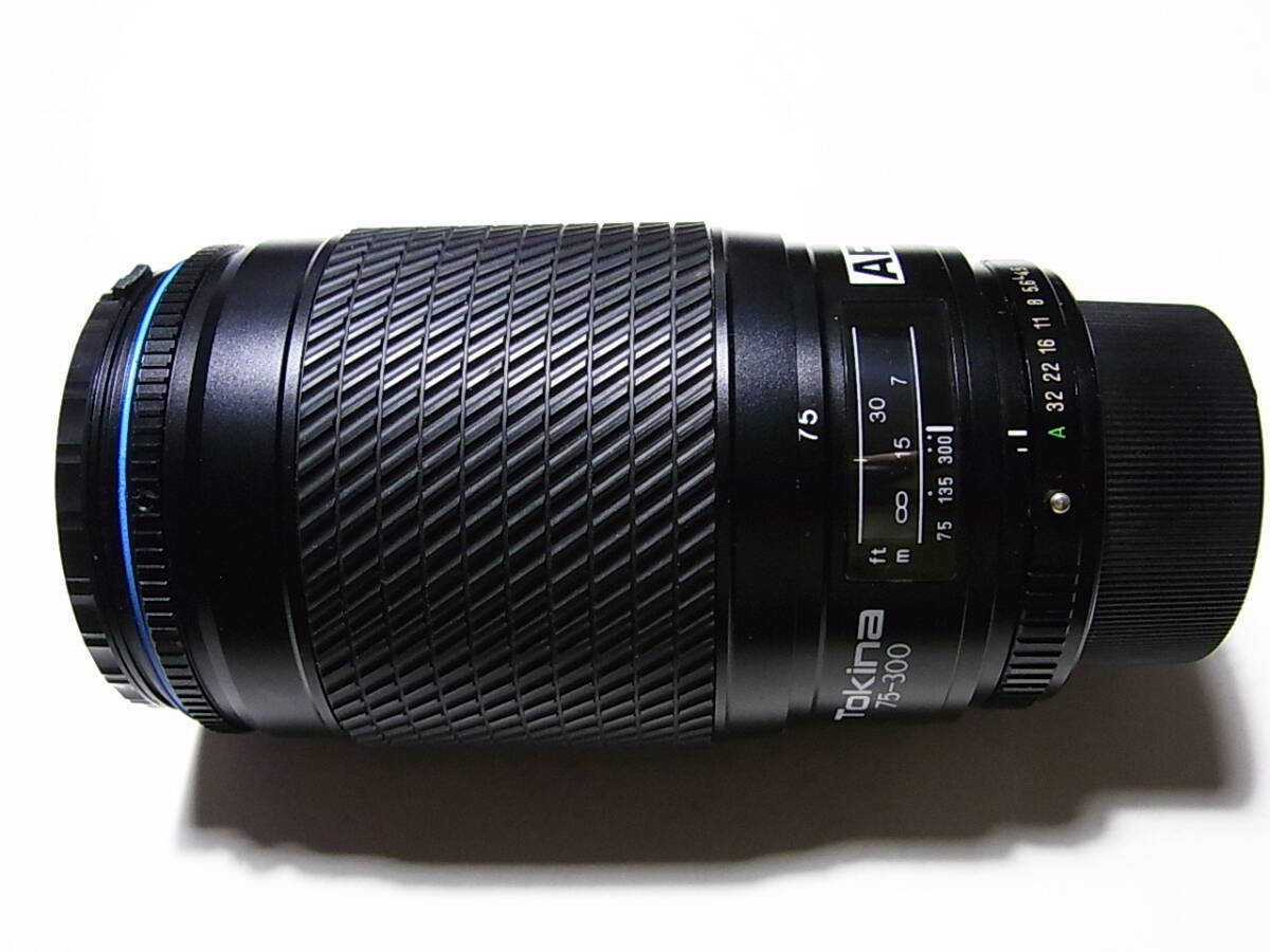 トキナー　AF75-300　F4.5-5.6　直進式ズーム　露光間ズームに最適　実用品　ペンタックス用
