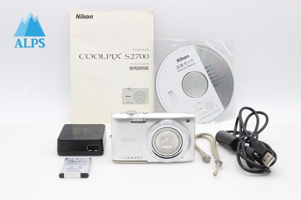 Nikon ニコン COOLPIX S2700 コンパクトデジタルカメラ シルバー 260121r【アルプスカメラ】