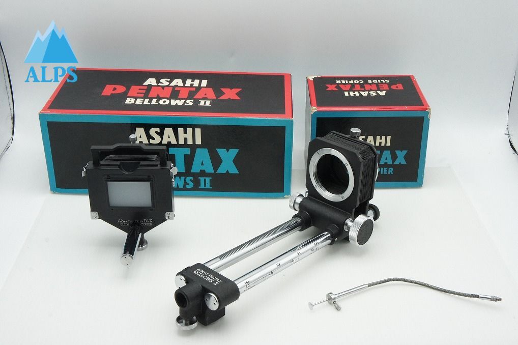 ASAHI PENTAX ペンタックス BELLOWS II WITH SLIDECOPIER ベローズ 元箱付 260126x【アルプスカメラ】