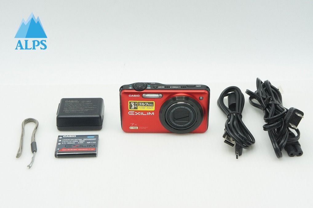 良品 CASIO カシオ EXILIM EX-FC200S コンパクトデジタルカメラ レッド 260206d【アルプスカメラ】