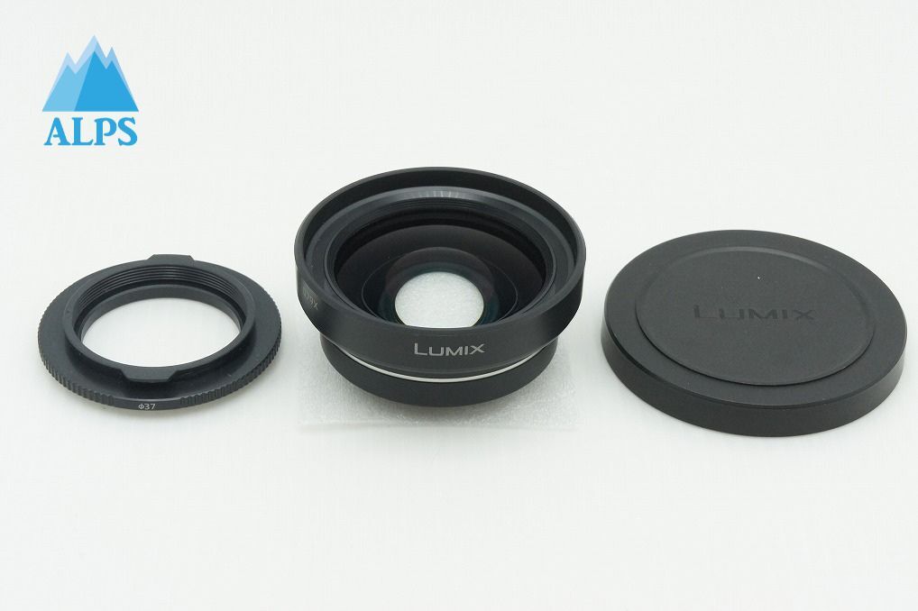良品 Panasonic パナソニック DMW-GWC1 WIDE ワイドコンバージョンレンズ アダプターリング（φ37）付 260210h【アルプスカメラ】