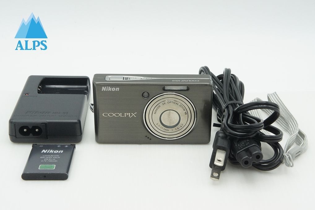 Nikon ニコン COOLPIX S510 コンパクトデジタルカメラ アーバンブラック 260218g【アルプスカメラ】