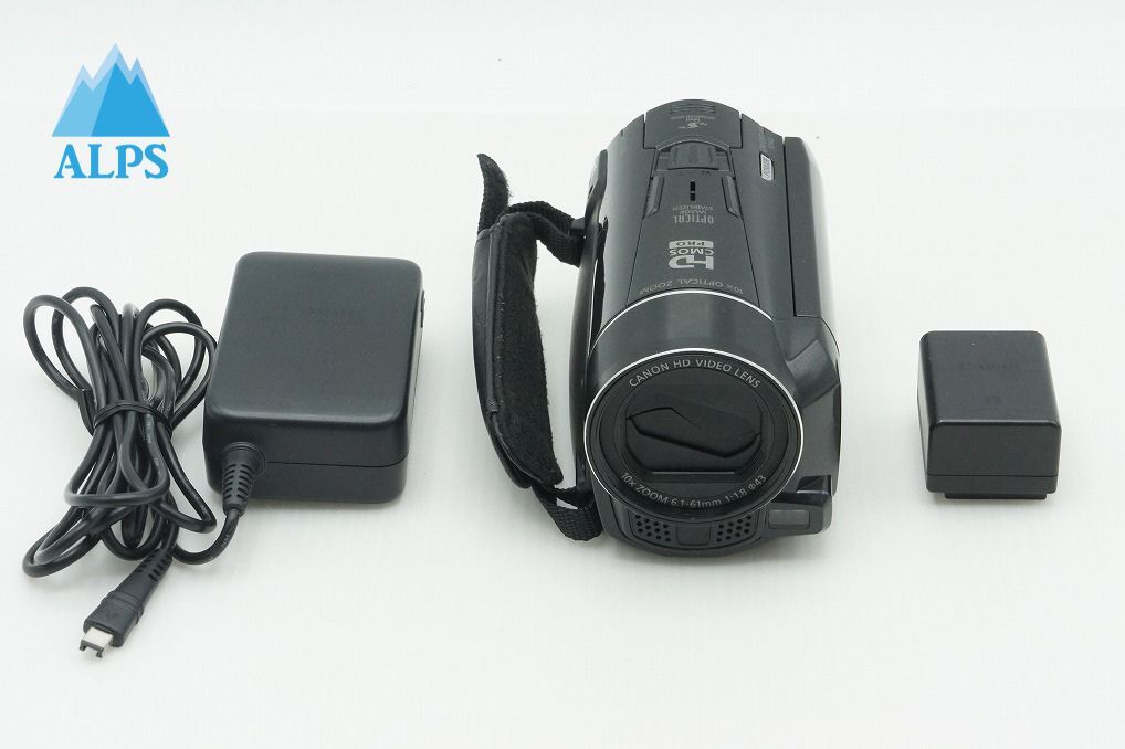 良品 Canon キヤノン iVIS HF M52 デジタルビデオカメラ ブラック 260218h【アルプスカメラ】