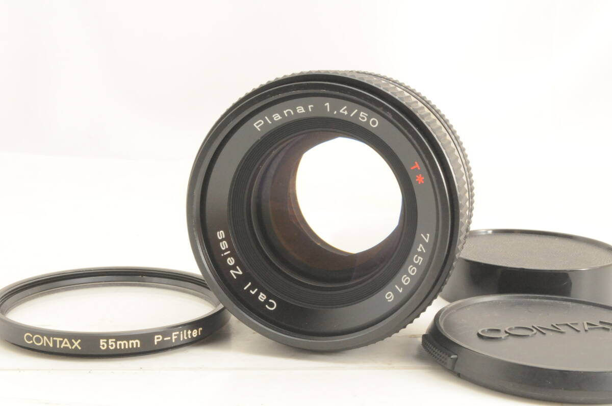 ★良品★CONTAX コンタックス Carl Zeiss Planar 50mm F1.4 MMJ★動作OK★H217★