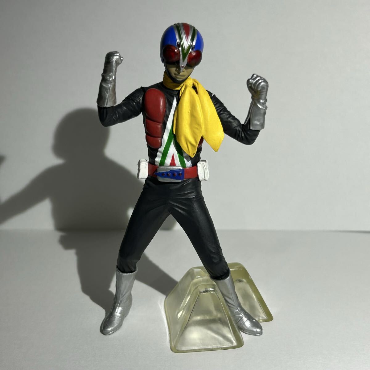 ⑦BANDAI【アルティメットソリッド 仮面ライダー3】ライダーマン！( 交換用右手腕パーツ/触覚２本！欠品)！検索：バンダイ、