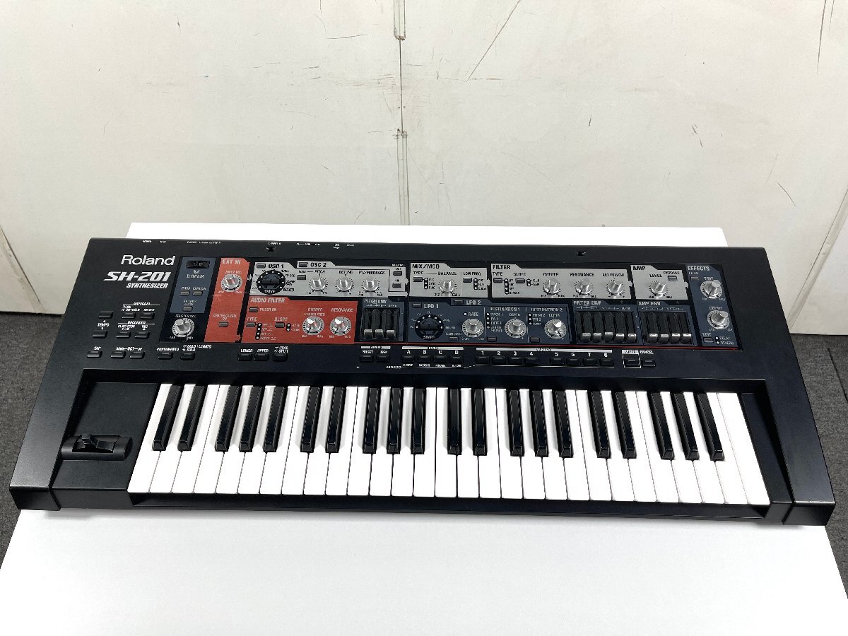 ROLAND SH-201 アナログ モデリング シンセサイザー 49鍵盤 電子 ピアノ 楽器 ローランド 【保証なし】