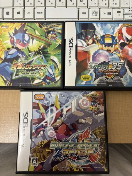 ニンテンドーDS 空ケース　ロックマン関係　3本セット