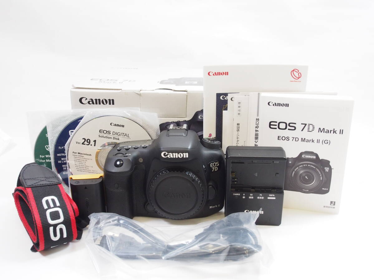 ◎Canon キヤノン EOS 7D Mark II ボディ（元箱・取説付）