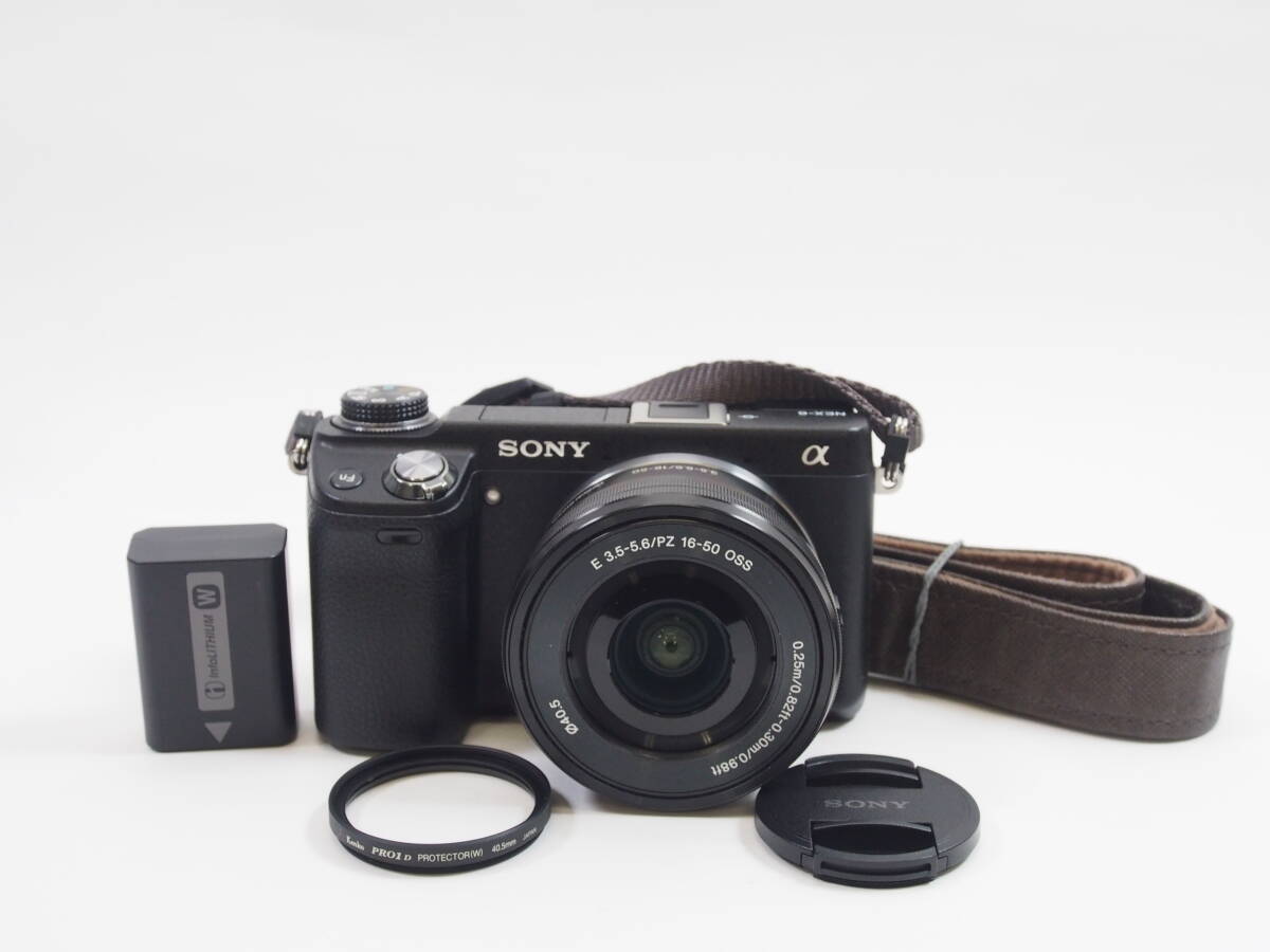 ◎SONY ソニー α NEX-6 / E 16-50mm F3.5-5.6 PZ OSS ミラーレス一眼