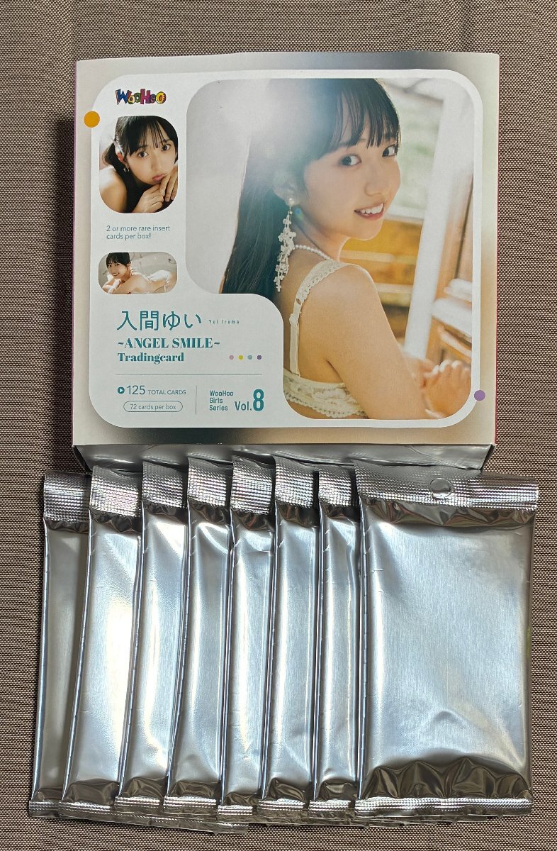 ☆入間ゆい ANGEL SMILE トレーディングカード トレカ 未開封 8パック