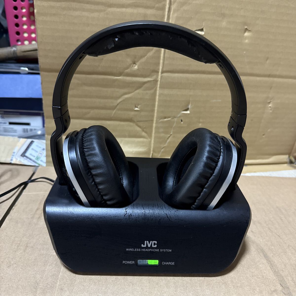 あ-8663）JVCワイヤレスヘッドホンシステム　HA-WD100B 