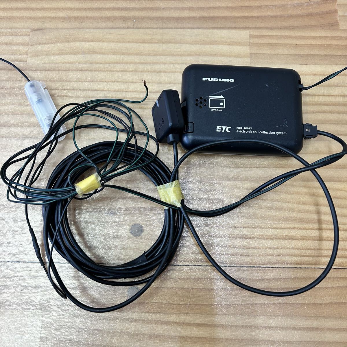 ☆ GS-0118き60 FURUNO ETC車載器 FNK-M09T 古野電気 通電確認済み 音声案内あり 配線付き 現状品 ☆